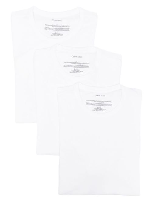 Canotta mezza manica uomo Calvin Klein 3 pack multicolor stretch Calvin Klein | LV00NB4185100